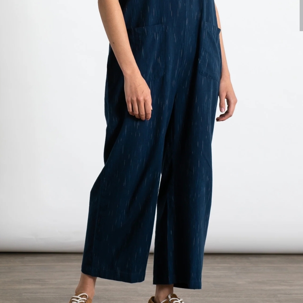 Women's Navy Jumpsuit